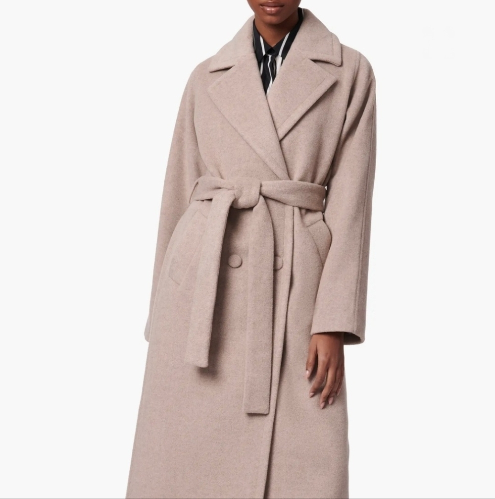 Bernardo Women's Wool Heather/Taupe Coat